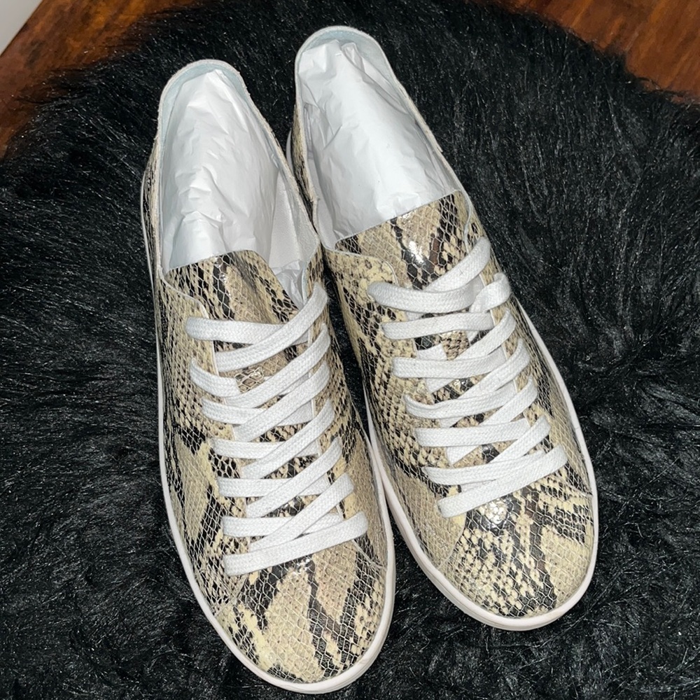 Schutz Leather Sneakers
